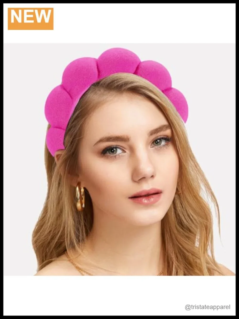 Spa Headband Puffy Terry Cloth Makeup Face Wash Skincare